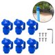 thumbnail image 5 of Cubierta Universal para poste tornillo, cubierta protectora para , sombrero para , accesorios de repuesto para , Azul DYNWAVEMX Cubierta de la barra de trampolín, 5 of 6