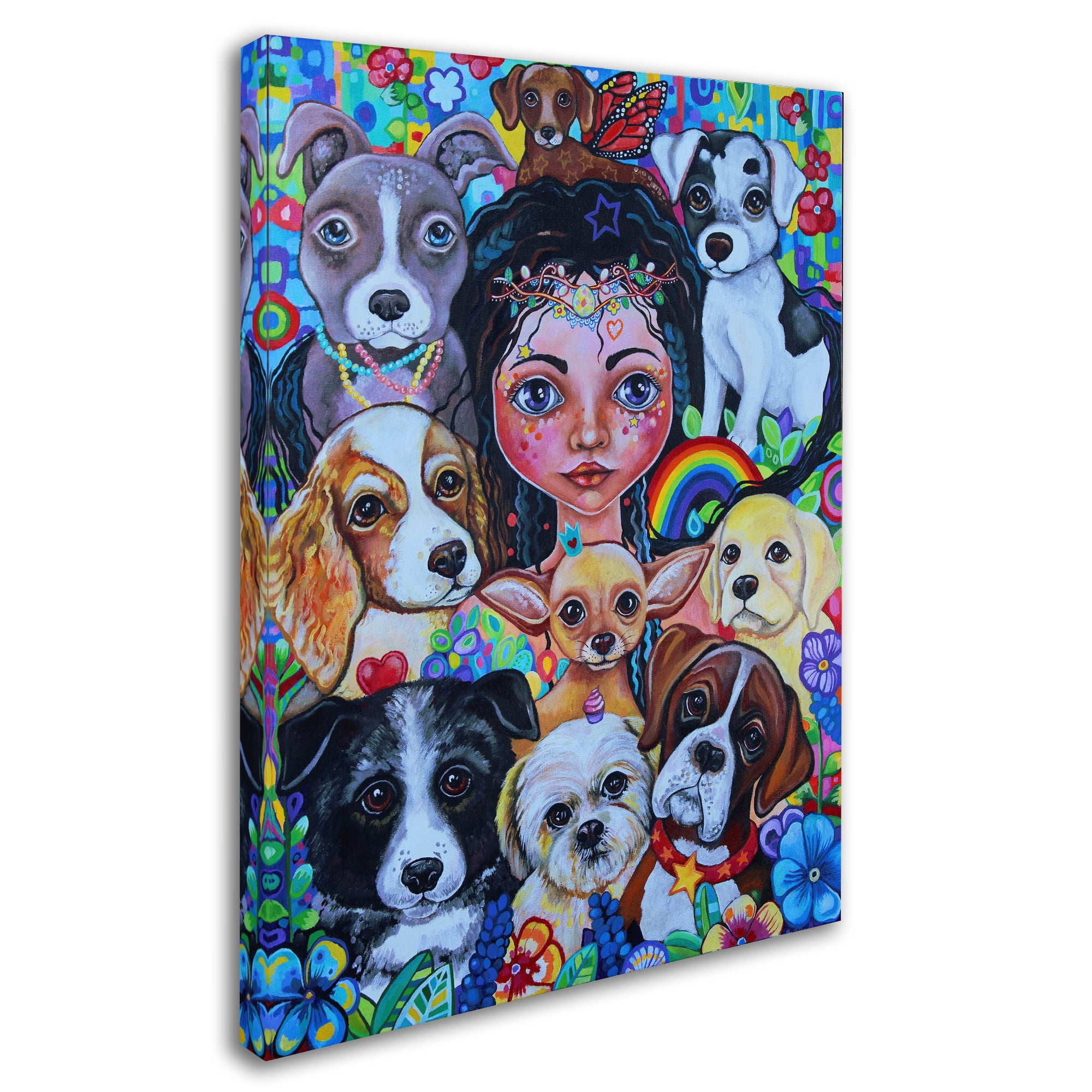Trademark Fine Art 'Hilary the Fairy Dogmother' Canvas Art by Lynda Bell