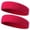 Hot Pink, variant on AWASD 2PC Classic Moisture Wicking Sports Headband for Women Men Comfortable Cotton Cloth Sweatband for Women Adjustable Workout Running Yoga Headbands(Color Pink One Size)