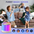 thumbnail image 4 of Máquina de karaoke TAEMVV 2024 nueva redonda mini portátil Bluetooth, 4 of 7