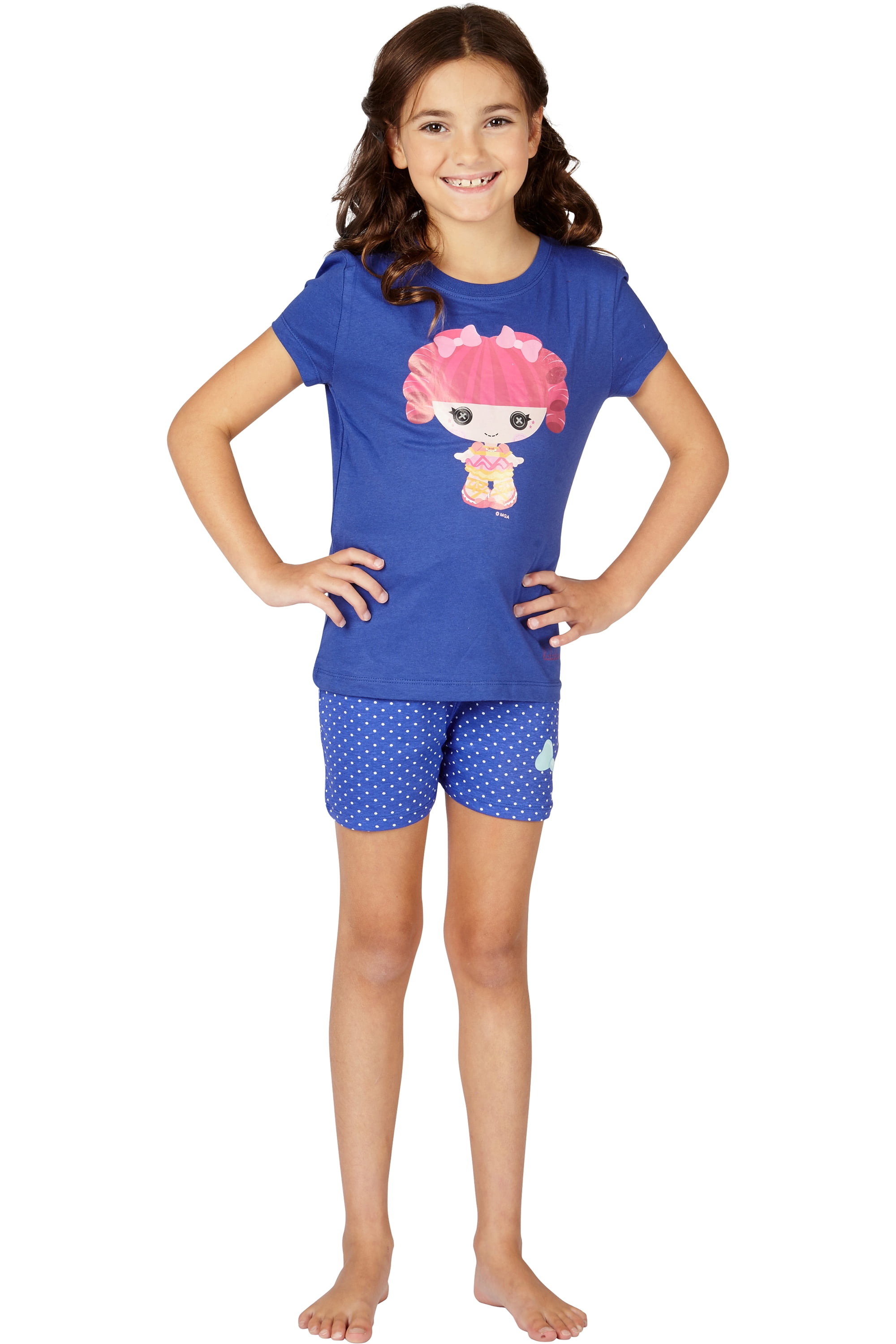 Intimo - Lalaloopsy Lala Dot Yoga Polka Dot Pajama Short Set - Walmart ...