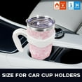 thumbnail image 2 of Pink Cherry Blossom 40 Oz Tumbler with Handle and Straw, Floral Large Stainless Steel Vacuum Insulated Tumbler Coffee Cup Water Bottle Travel Mug, Kawaii Cherry Blossom Gifts Decor Accessories Stuff, 2 of 6
