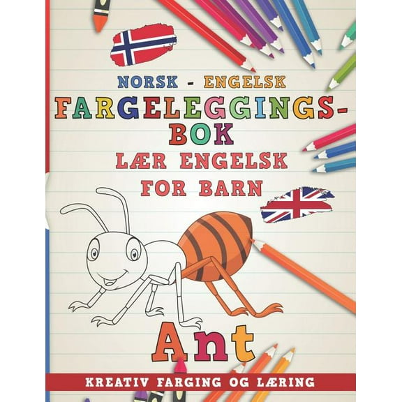 Fargeleggingsbok Norsk - Engelsk I L