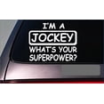 thumbnail image 1 of Jocky Superpower Sticker *G418* 8" Vinyl Decal horse racing silks derby, 1 of 1