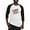 Black/White, variant on CafePress - Nerf Nation Baseball Jersey - Cotton Baseball Jersey, 3/4 Raglan Sleeve Shirt