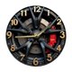thumbnail image 1 of Reloj de Pared de Diseño Vintage, Reloj Colgante con Ruedas, Decoración Mecánica, Forma de Reloj, Madera, Material PP, para Sala de Estar, Cocina, Dor, 1 of 8