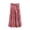 Watermelon Red, variant on Womens Midi Skirt Bohemian Printed Elastic Waist Pleated Flowy Skirt Soft Breathable Casual Bottoms For Beach Daily Dating Vacation Spring Summer Wear