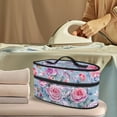 thumbnail image 2 of HELLHERO Steamer Storage Bag with Handle and Zipper Garment Steamer Box Travel Steamer Holder Rose Pattern Design St.Patrick's Day, Case Only, 2 of 6