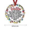thumbnail image 3 of LSLJS Christmas Ornaments - Acrylic Christmas Pendant Round Religious Hanging Ornaments for Christmas Tree Christmas Decorations for Home Holiday Decor Festive Orname, 3 of 5