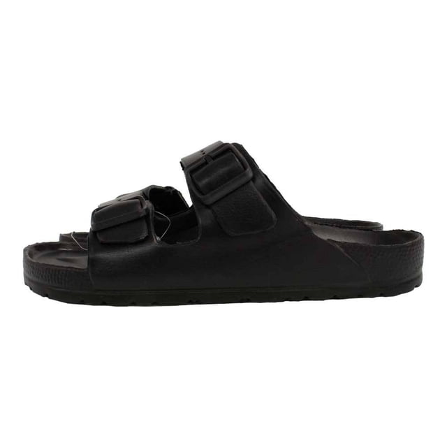 Sandalia Ocean Pacific con Doble Hebilla Suave Negro Talla 25 para Mujer