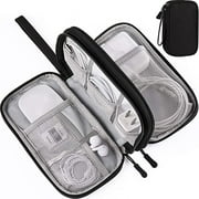 Electronics Accessories Organizer Bag, Portable Tech Gear Phone Accessories Storage Carrying Travel Case Bag