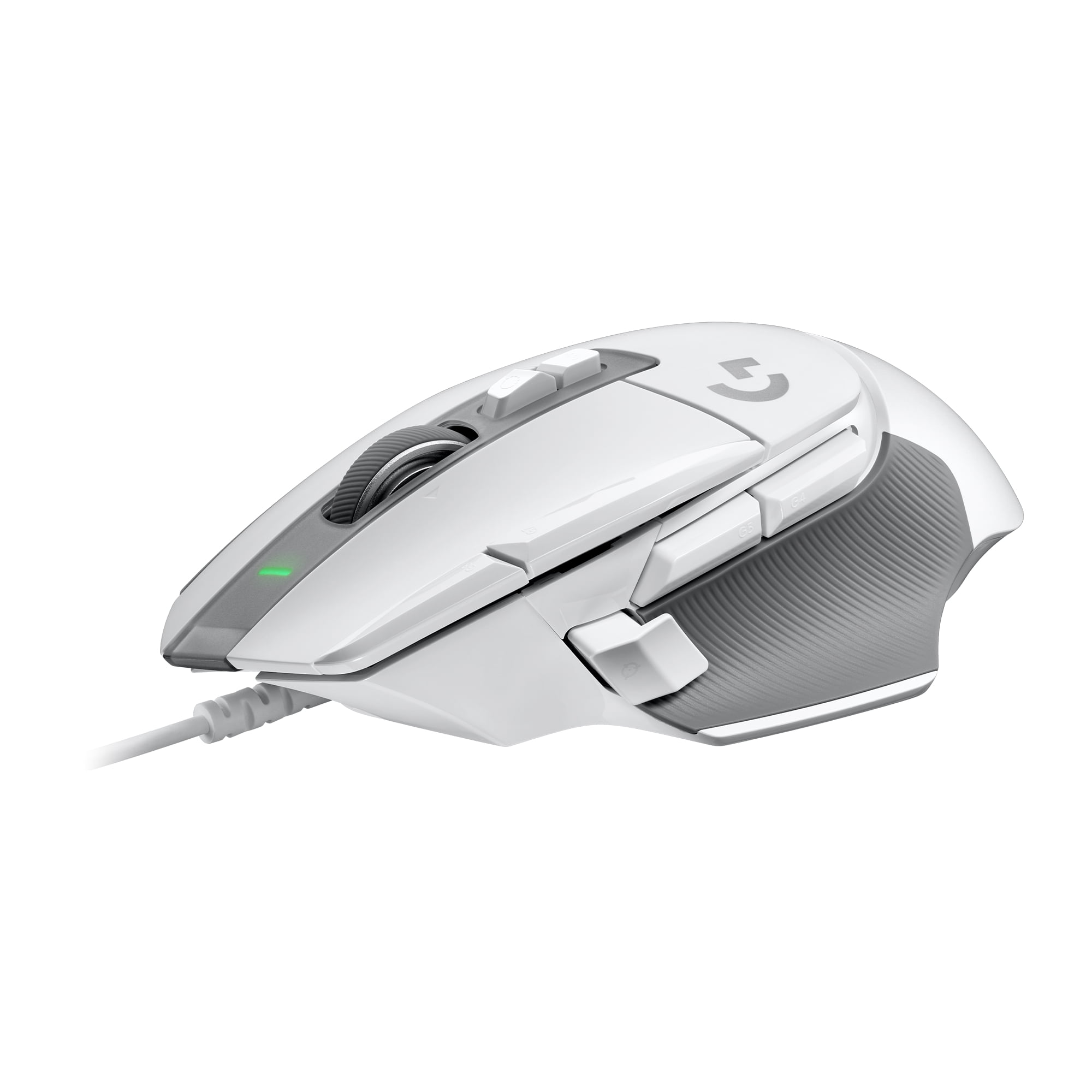 Logitech G502 X Wired Gaming Mouse - LIGHTFORCE hybrid optical-mechanical primary HERO 25K gaming sensor, compatible with - macOS/Windows - White - Walmart.com