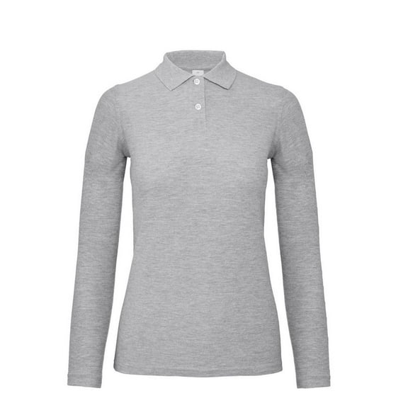 B&C ID.001 Womens Long Sleeve Polo