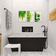 thumbnail image 4 of ALFI AB9528-BM Wall Mounted 4 Prong Robe & Towel Hook, Black Matte, 4 of 5