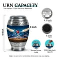 thumbnail image 2 of SABURIAL Baseball Unique Cremation Urns for Men - Decorative Burial Urn for Ashes Adult Female - Memorial Funeral Urn - 10 Inch - Large Urns for Human Ashes Adult Male, 2 of 7