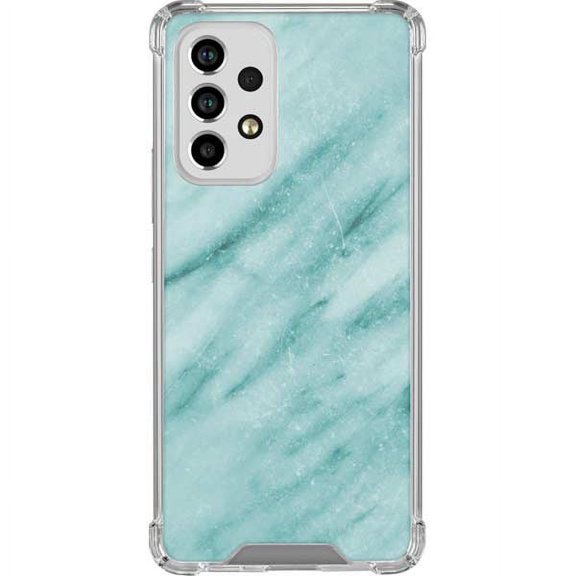 Skinit Marble Turquoise Marble Galaxy A53 5G Clear Case