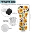 thumbnail image 7 of Uorisanigo Golf Club Head Covers, PU Leather Sunflower Dog Paws Golf Club Driver/Fairway Wood/Hybrid Headcovers Set 3 Pack, Soft Fabric Accessories Gifts for Men & Women, 7 of 7