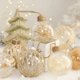 thumbnail image 4 of Juego de 6 adornos navideños de bolas de 8 cm, de plástico pintado, para colgar en el árbol de Navidad, accesorios de decoración navideña, 4 of 5