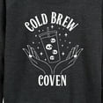 thumbnail image 3 of Instant Message - Cold Brew Coven - Women's Lightweight French Terry Long Sleeve Shirt, 3 of 6