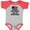 Baseball Heather and Red, variant on Inktastic Dispatcher Mom Emergency Boys or Girls Baby Bodysuit