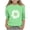 Green, variant on Cethrio Girls T Shirts, Crew Neck Graphic Summer Casual 3/4 Sleeve Tops Pink Size 10-12