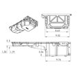 thumbnail image 5 of Holley Performance 302 20 Fits/For  Gm Lt Retro Fit Oil Pan, 5 of 5