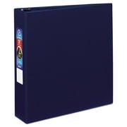 Angle View: Avery Heavy-Duty Binder with One Touch EZD Rings, 11 x 8 1/2, 2" Capacity, Navy Blue