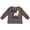Charcoal Grey, variant on Grandma's You Say Alpaca My Bags Boys or Girls Long Sleeve Toddler T-Shirt