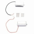 thumbnail image 3 of Conjunto de 4 Pastillas de Puente de Cuello de Humbucker de Guitarra EléCtrica para Accesorios de Guitarra LP Cromados, 3 of 5