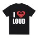 thumbnail image 1 of Camiseta de manga corta con el mismo estilo "Jefe Keef I Love Loud", estilo hip hop, informal, de gran tamaño, unisex, 1 of 7