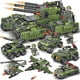 thumbnail image 1 of Juego de juguetes de construcción, juego de vehículos de tanque de transporte militar, juguetes creativos del ejército kaili Sencillez, 1 of 4