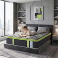 thumbnail image 4 of Gnunreg 10 inch Queen Size Hybrid Mattress, Individual Pocket Coils with fiber batting Mattress, Medium‑Firm Support, Motion Isolation, Breathable Skin Friendly Cover, Pressure Relief（Green）, 4 of 7