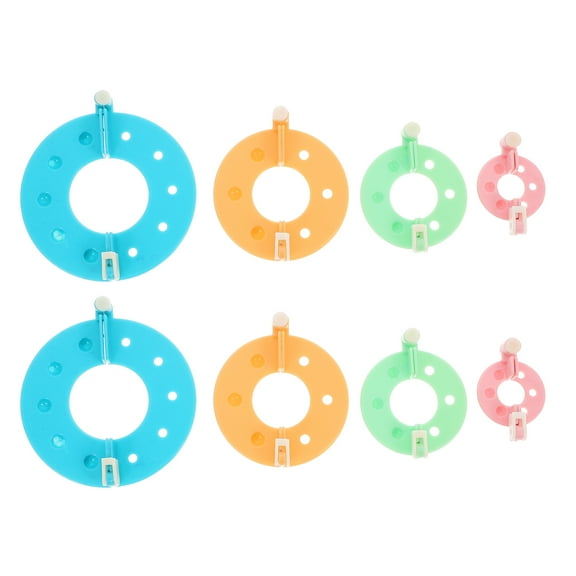 1 Set Plastic Pompom Makers Fluffy Ball Weaving Tools Practical Wool Knitting DIY Craft Utensils Small Pompom Maker