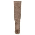 thumbnail image 6 of Journee Womens Vellia Wide Calf Kitten Heel Knee High Boots, 6 of 9