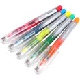 thumbnail image 3 of Chisel Tip Highlighters 5 Assorted Neon Colors Highlighter Markers Bible Safe Gel Highlighter Office School Supplies Quick Dry No Bleed Highlighter Student Study Kit for Drawing Sketching Underlining, 3 of 5