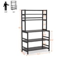 thumbnail image 5 of Tribesigns 5-Tier Kitchen Baker's Rack, Microwave Stand Utility Storage Shelf with Hutch, 5 of 7