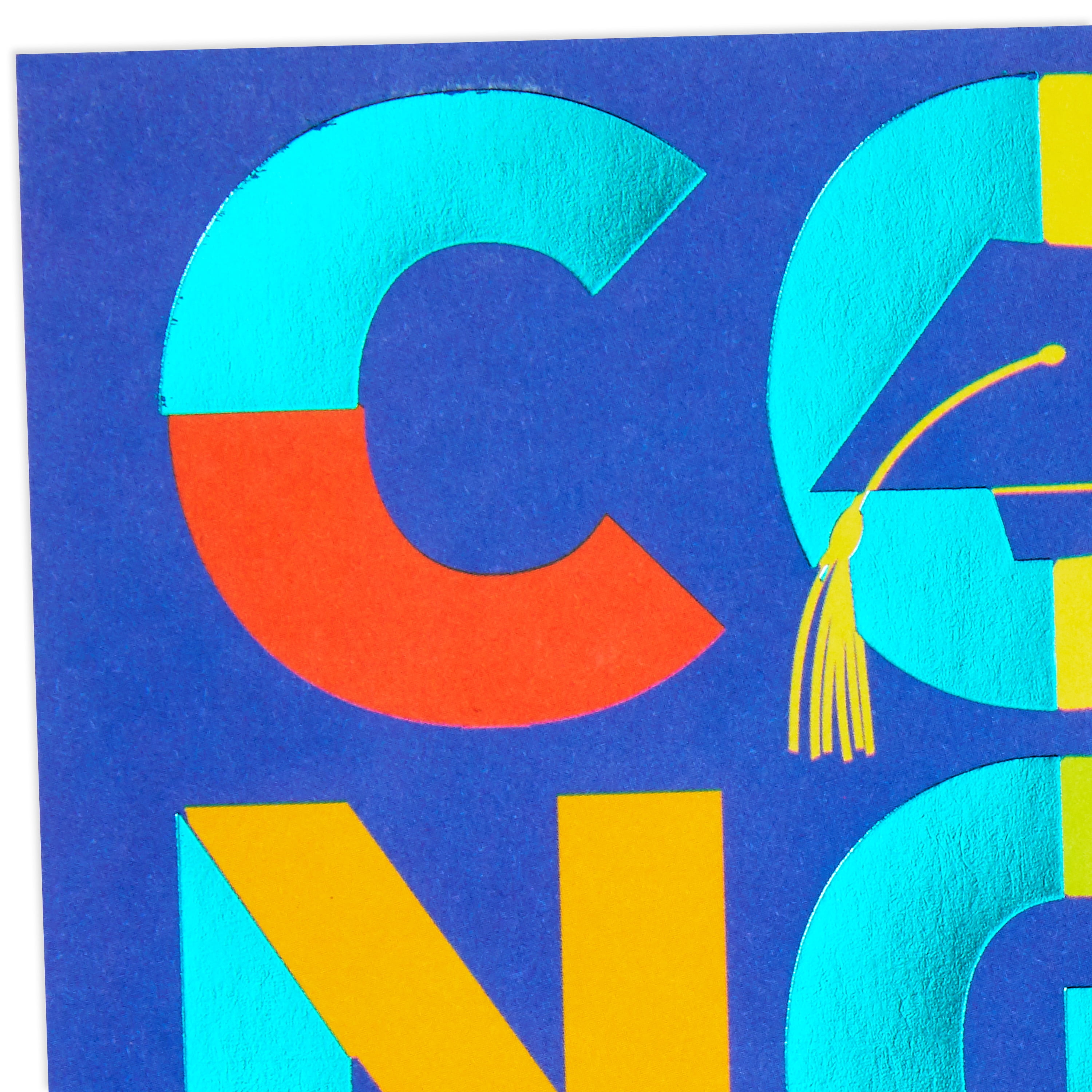 Connections from Hallmark Money Holder Graduation Cards, 10 ct. (Color Block Congrats)