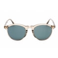 thumbnail image 2 of Tom Ford Aurele Blue Oval Men's Sunglasses FT0904 57V 52, 2 of 2