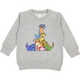 thumbnail image 2 of Inktastic Gecko Pile Cute Lizards Toddler Sweatshirt, 2 of 4