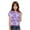 Multicolor-35, variant on Ugoldhm Girls Athletic Shirts Short Sleeve Crewneck Print Tee Workout Activewear Tops for Kids 3-13Y