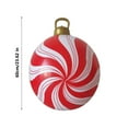 thumbnail image 3 of Uxgjfwu Outdoor Christmas Inflatable Decorations 24 inch PVC Tree Ball for Yard Garden Holiday Party, 3 of 5