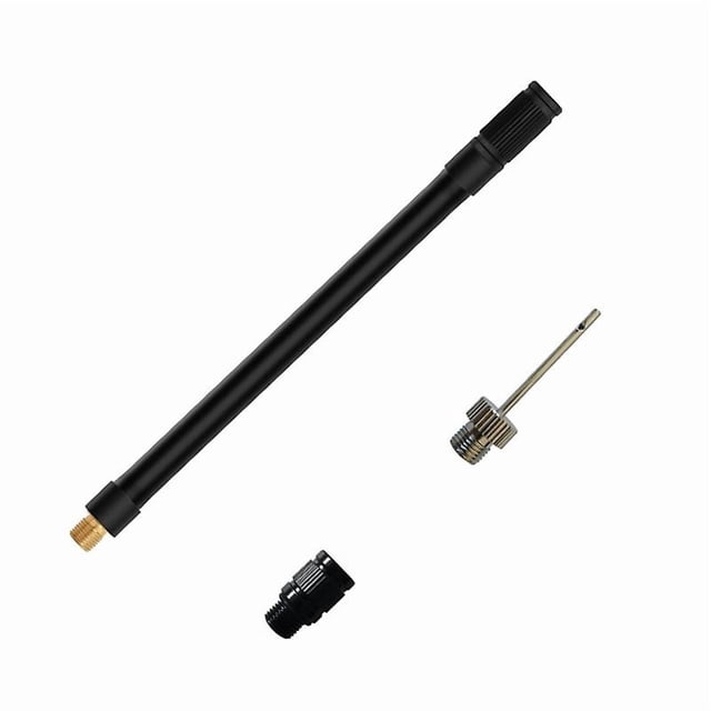 1 Set Valve Adapter Air Pump Extended Nozzle Hose Bike Tire Inflator Nozzle Ball Pump Needle Tube Extension Mouth Hose Kit