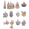 thumbnail image 2 of Kurt Adler 3-4.375-Inch Noble Gems™ Newlywed's Glass Tree Box, Set of 12, 2 of 4