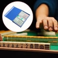 thumbnail image 2 of Portable Chinese Mini Mahjong Set Traditional Mahjong Set Tiles Game with Storage Box for Party, 2 of 9