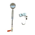 thumbnail image 3 of DimyFew Truck Driver Shower Head Outdoor Bracket Handheld Portable Stainless Steel Rubber Rinse On Off Switch Suitable for Camping Outdoor Cleaning Truck Drivers Travel No Hose, 3 of 8
