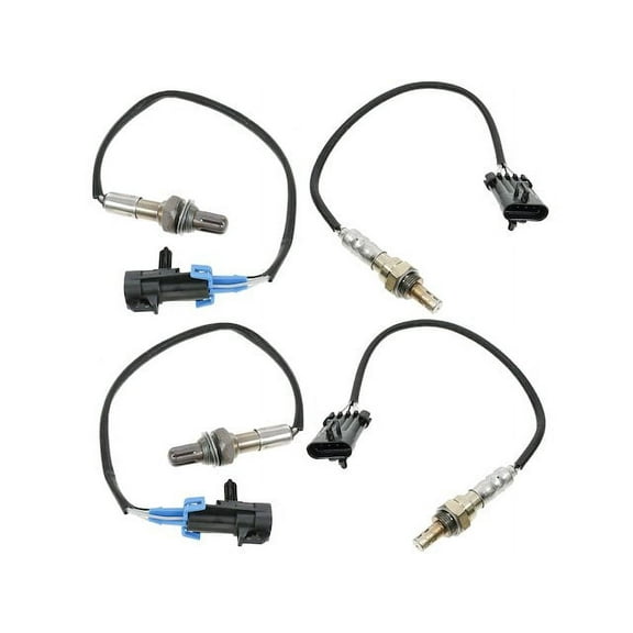 Oxygen Sensor Set 4 Piece - Compatible with 2000 - 2002 Chevy Suburban 1500 5.3L V8 2001