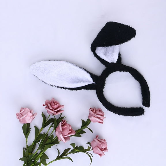 Luxshiny Cute Bunny Headband Animal Ears Hairbands Fleece for Infants 1Pack