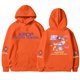 thumbnail image 1 of Moonsky Sudadera con capucha y cordón HUNTRX, estampado de grupo de chicas coreanas, jersey corto, suave y cómodo, top de manga larga para primavera y otoño.,Naranja,160, 1 of 3
