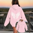 thumbnail image 2 of Girls Kids Graphic Zip Hoodie Sweatshirt for Casual Wear Comfort Knit Apparel for Girls Hoodie with Playful Print Size 12-13 Years, 2 of 6