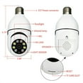 thumbnail image 3 of EROCK Wireless Light Bulb Security Camera Outdoor 2.4G WiFi 1080P Smart Screw in Light, 3 of 14